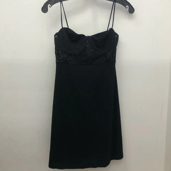 Zara LACE MINI DRESS SZ M - Picture 5 of 11